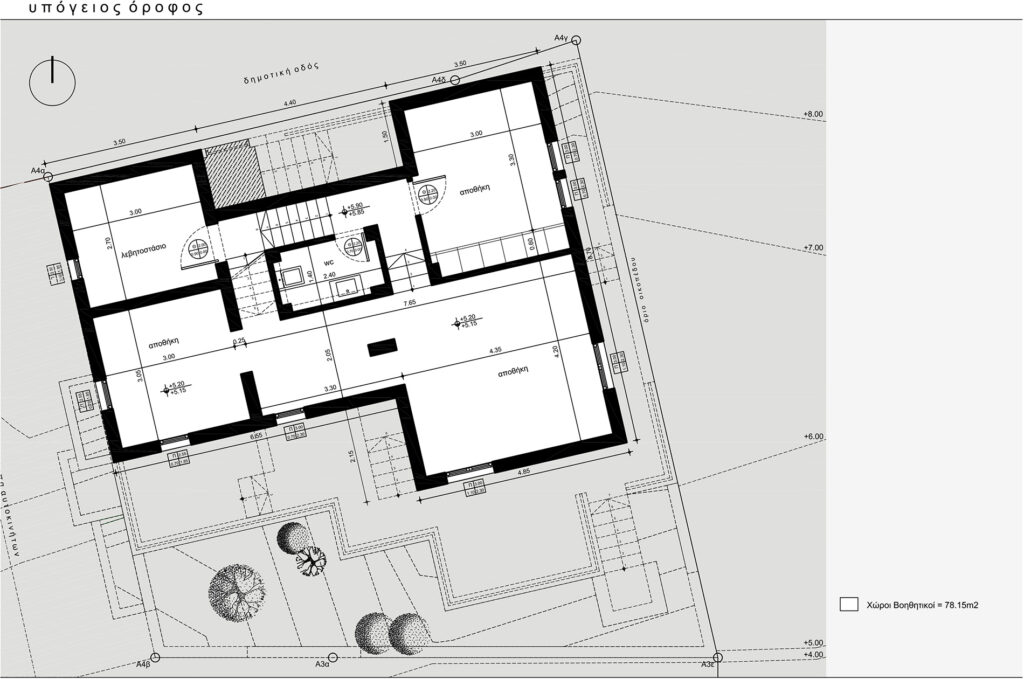 κάτοψη υπογείου Α4